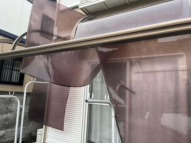 中央市　テラスポリカ撤去